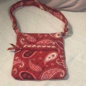 Vera Bradley crossbody messenger bag quilted purse EUC
